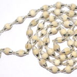 Tulsi Mala In Silver Conical Caps