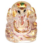 Ganesha Idol In Pure Sphatik - 16 gms