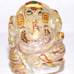 Ganesha Idol In Pure Sphatik - 18 gms