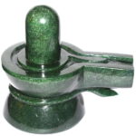 Green Jade Shivaling - 1375 gms