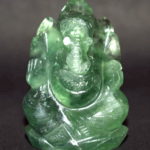 Ganesha In Fluorite - 119 gms