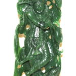 Krishna In Columbian Green Jade - 1118 gms