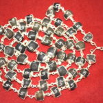 Laxmi Narayan Shaligram Mala In Silver