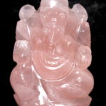 Rose Quartz Ganesha - 125 gms