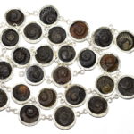 Sudarshan Shaligram Mala In Silver - 28 Pc