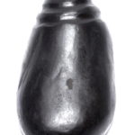 Shankh Carved On Natural Shaligram