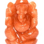 Red Jade Ganesha - 65 gm