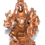 Laxmi Hayagriva In Pure Solid Copper - 3 Inches