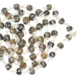 Laxmi Narayan Shaligram Mala In Silver