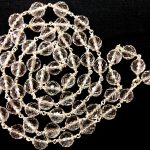 Sphatik Diamond Cut Mala In Silver - 7 MM