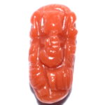 Coral Ganesha - 2.55 Carats