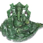 Ganesha In Columbian Green Jade - 2265 gms