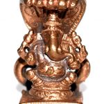 Ganesha Idol In Copper - 1.5 inches