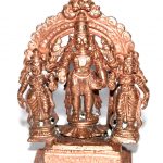 Lord Srinivasa with consorts Sridevi Bhudevi