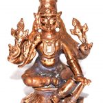 Lord Vishnu Idol In Copper -3 Inches