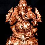 Ganesha / Ekadanta Ganapati Idol In Pure Solid Copper