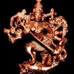 Durga Idol In Pure Solid Copper - 5 inches