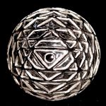 Sphatik Shree Yantra With Lingam - 415 gm