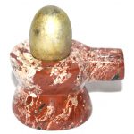 Parad Lingam With Red Jasper Yoni Base