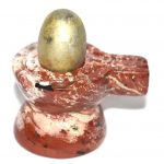 Parad Lingam With Red Jasper Yoni Base
