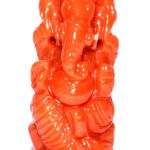 Coral Ganesha - 25.40 Carats