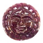 Surya Face In Ruby - 40.40 carats