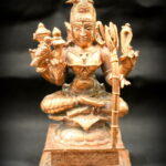 Goddess Kamakshi Idol In Pure Copper