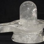 Sphatik Shivaling With Yoni Base - 1490 gms