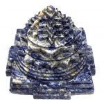 Rare Big Size Blue Sodalite Shree Yantra - 4071 gms