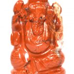 Ganesha In Red Jasper - 108 gms
