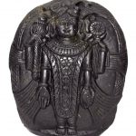 Dwarkadhish Idol on Natural Sudarshan Shaligram