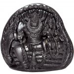 Laxmi Narsimha Idol On Golden Sudarshan shaligram