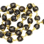 Narayan Shaligram Mala In Panchdhatu - 28 Bead