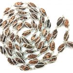 1 Mukhi Rudraksha Mala / Shiv Netra Mala In Silver - 55 Beads