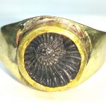 Sudarshan Shaligram Ring In Panchdhatu