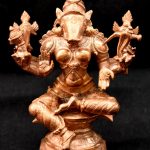 Goddess Varahi Idol In Pure Solid Copper - 4 Inches