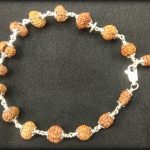 Rudraksha Siddha Bracelet In Pure Silver