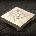 Shree Yantra Chowki In Pure Silver