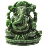 Ganesha Columbian Green Jade - 1708 gms