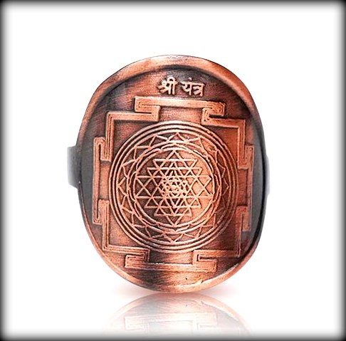 Shree Yantra Ring from Shaligram Shala