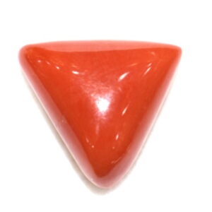 Red Coral Triangular - 6.62 Carats