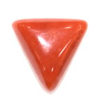 Red Coral Triangular - 6.85 Carats