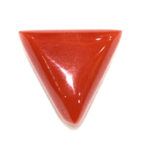 Red Coral Triangular - 6.23 Carats