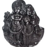 Radha Krishna Murti On Natural Golden Sudarshan Shaligram