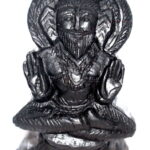 Veda Vyasa Murti On Natural Golden Sudarshan Shaligram