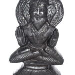 Veda Vyasa Murti On Natural Golden Sudarshan Shaligram