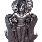 Panduranga Murti / Vitthal Murti on Natural Golden Sudarshan Shaligram