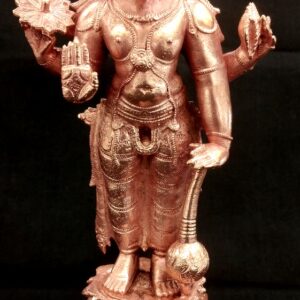 Lord Varaha Idol In Pure Solid Copper - 6 Inches