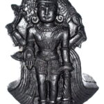 GuruVayuRappan Idol On Golden Sudarshan Shaligram