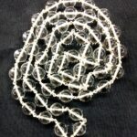 Sphatik Mala In Silver - 9 MM